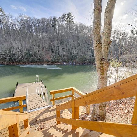 Lakeside Cashiers Cabin With Private Boat Dock! Cullowhee ภายนอก รูปภาพ