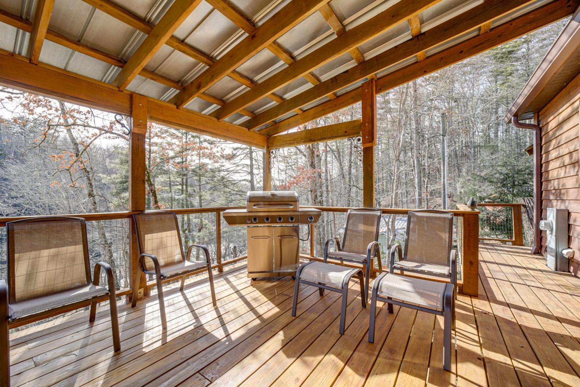 Lakeside Cashiers Cabin With Private Boat Dock! Cullowhee ภายนอก รูปภาพ