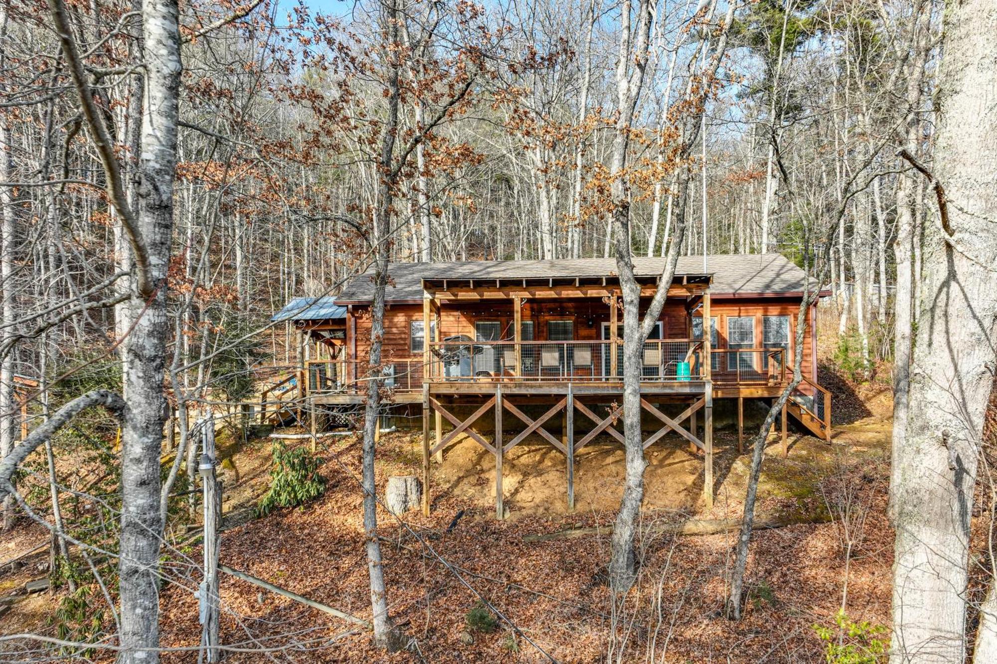 Lakeside Cashiers Cabin With Private Boat Dock! Cullowhee ภายนอก รูปภาพ